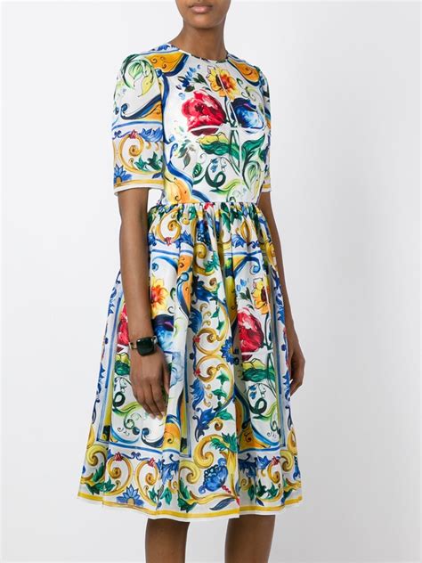 dolce and gabbana majolica dress dupe|dolce and gabbana majolica print.